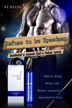 Delay spray majhne modre steklenice moške delay spray 6ml moške zunanje spray seks dobave zamudo seks čas nestrupeno in neškodljive