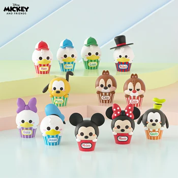 Disney Slika Igrače Mini Bean Serije Mickey Minnie Čip Dale Donald Daisy Anime Akcijska Figura Model Soba Dekoracijo Otroci Darila