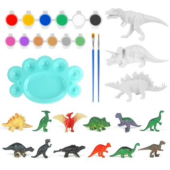 DIY Barvanje Barvanje Živali Dinozaver Model Risanje Grafitov Otroci Otroci Igrače DIY Kolorit Igrače Za Otroke DIY Umetnostne Obrti Set