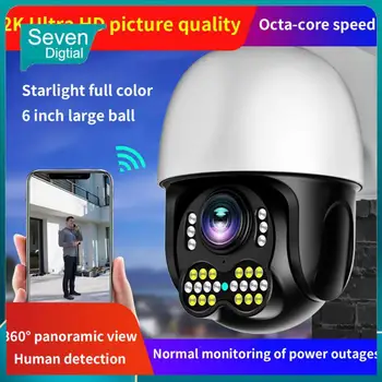 Dvosmerno Glasovno Interkom Humanoid Sledenje Brezžični Fotoaparat F6 Prostem 3mp Kamera nadzorna Kamera 2023 Novo Nepremočljiva Vroče