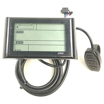 Električna Kolesa LCD-S900 Zaslon 36V 48V Električno Kolo Inteligentni Nadzorni Plošči SM S Svetlobo Priključite Pribor