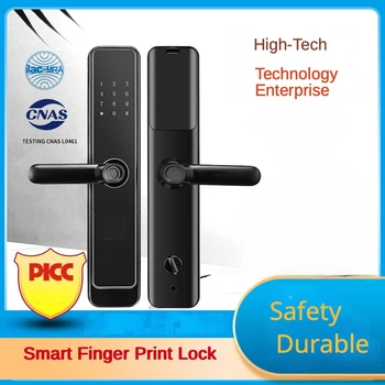 Eno tipko Odprete Smart lock Prstnih Zaklepanje Gospodinjske Varnostna Vrata, Geslo, Elektronski Smart Lock Zaklepanje Vrat Projekta