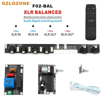 F02 BAL-RCA/XLR Bilance Daljinsko ALPE Motornih nadzor Glasnosti odbor Podpira 4 Way Audio vhod (Brez RCA)