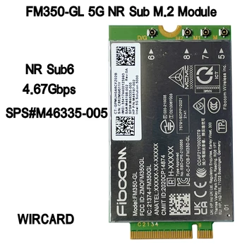 FM350-GL 5G NR Sub6 M. 2 Modul Za HP X360 830 840 850 G7 Laptop 5G LTE UMTS 4x4 MIMO GNSS Modul