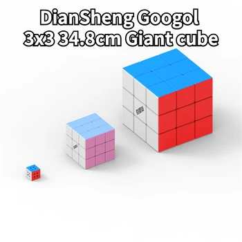 [Funcube] DianSheng Googol 3x3 je 34,8 cm Stickerless DianSheng je 34,8 cm Super Velik 3x3x3 Kocka Magic Puzzle 3x3 Cubo Magico Najboljše Darilo