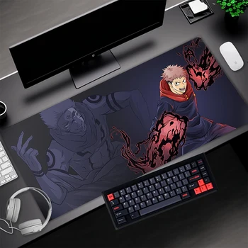 Gaming Mat Jujutsu Kaisen Namizni Podstavki Hitrost Mousepad Igralec 900x400 Mause Pad Anime Deskmat Estetske Mouse Pad Pisarniški Pribor