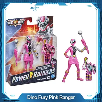 Hasbro Power Rangers Dino Fury Roza Ranger 6-Palčni Dejanje Slika Igrača Darilo, s Dino Fury Ključ in Dino-Tematskih Opremo F0540