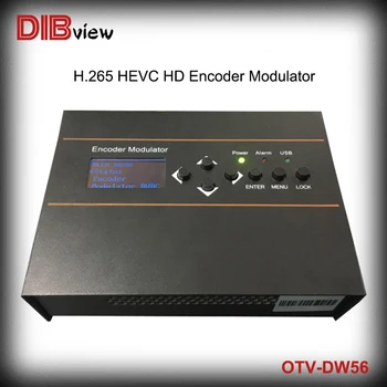 HEVC/H. 265 H. 264 HD RF ISDB-T Tb Kodirnik Modulator z QAM DVB-C Modulacije za Domačo Zabavo, Hoteli, Trgovine, Restavracije