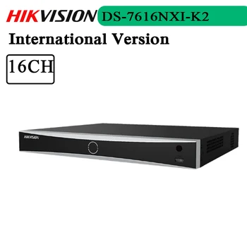 Hikvision Izvirne 4K NVR 16CH DS-7616NXI-K2 AcuSense NVR 2SATA vmesniki H. 265 Hik-Povezavo