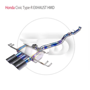 HMD Titanove Zlitine Izpušni Sistem, Delovanje Ventila Catback je Primerna Za Honda Civic Type-R Glušnik Za Avtomobile