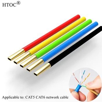 HTOC Networ Kabel Straightenin Omrežja Žice Ohlapna Za CAT5 CAT6 Ethermet Kabel Ohlapna Zavite Žice Jedro Separater (Pet Barv)