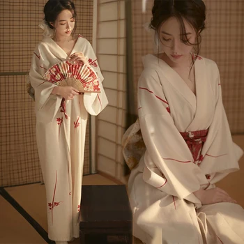 Japonski Tradicionalni Kimono Jopico Ženske Obleke Kopel Haljo Yukata Gejša Cosplay Oblačila Azijskih Uspešnosti Photoshooting