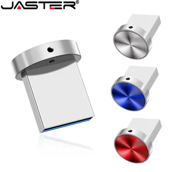 JASTER Mini Nepremočljiva USB Flash Diski 128GB Prosto po Meri Logo Pen Drive 32GB 64GB 8GB 16GB Ustvarjalno Darilo USB Ključek, ki je Najboljše Darilo