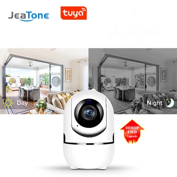 Jeatone 1080P Baby Monitor Wifi TUYA Home Security protection 2.0 MP Omrežja CCTV Kamere z dvosmerni Avdio Nadzor Sistema