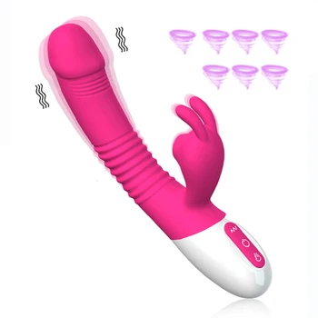 Klitorisa Vibrator Za Ženske Sesanju Jezika lizanje Vakuumske Močan Stimulator G Spot Rabbit Vibrator Spola Igrače, Ženska Za Odrasle