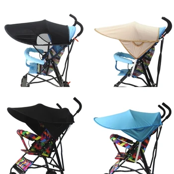 Krošnje Nepremočljiva otroški voziček Sonce-Shield Dojenčka Vozička Sonce-Vizir odporen na veter. Anti-UV - Dežnik Visoko-elastične-lycra