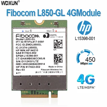 L850-GL L850 za hp lt4210 fibocom brezžično kartico L15398-001 xmm 7360 wwan mobilni modul 4g lte neu za probook 430 440 450