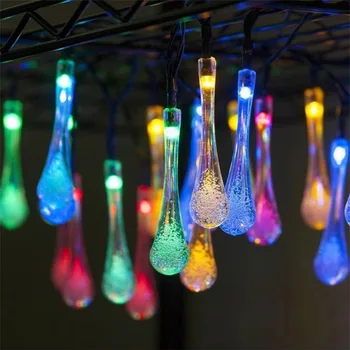 LED Vode Spusti Svetlobo Niz Nepremočljiva Vrt Garland Vila Lučka Doma Dekor Novo Leto, Božič, svate, Dekoracijo