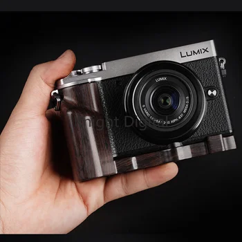 Lesena Ročaja L Vrsta Ploščo za Panasonic LUMIX GX9 Digitalni Fotoaparat Ultralahkih Trdni Dodatki Nosilec Znanja Studijska Oprema