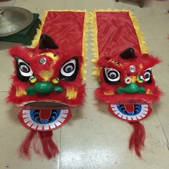 Lev Ples Cosplay Ljudske Umetnosti Lev Maskota Kitajski Tradicionalni Ples Kostum Volne Južni Lev za Otrok Kititi