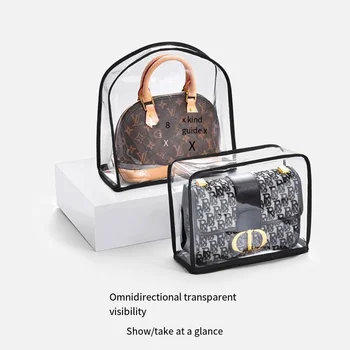 Luksuzni vrečko, Vrečko za Prah Zaščitni pokrov, Vlago,-dokazilo prah Pregleden Prikaz vrečko ženski torbici zaščitni pokrov