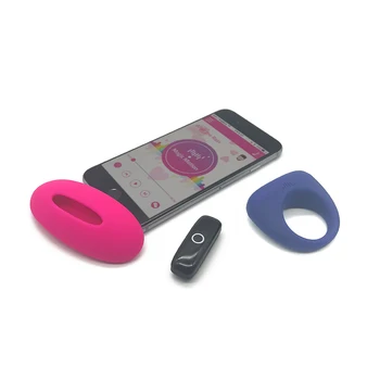 Magic Motion Smart App Vibrator Sex Ring Igrače, Sladkarije+Dante Nastavite Vibriranje Penis Zamudo Petelin Rokav Klitoris Hlačke Stimulator