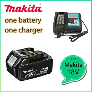 Makita 100% Prvotne 18V 6.0 Ah Z LED Litij-ionska Zamenjava BL1860B BL1850 BL1860 Makita Polnilna Moč Orodje na Baterije