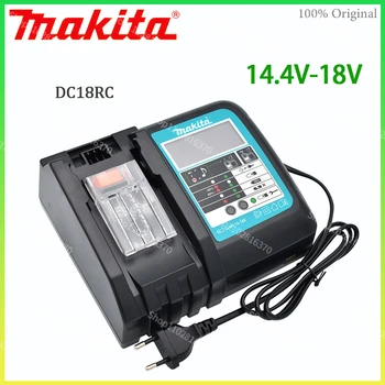 Makita 18V DC18RC 14,4 V Li-ionska Baterija Polnilec Za Makita Polnilnik BL1860 BL1860B BL1850 1BL1830 Bl1430 DC18RC DC18RA električno orodje,