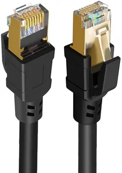 Mačka 8 Kabel Ethernet,Omrežna LAN Patch Kabel 40 Giga 2000MHz SFTP Internet RJ45 High Speed Kabel za Modem,Usmerjevalnik,PS3,PS4,Xbox