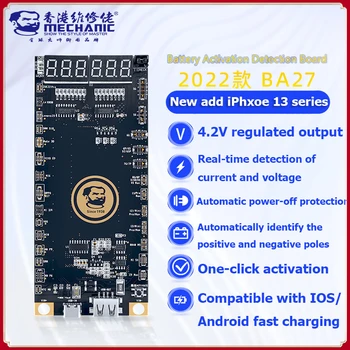 Mehanik BA27 Baterije Aktiviranje Odbor Za iPhone 5-13 mini 13 Pro MAX Za Android Telefon Baterije Vezje Polni Tester