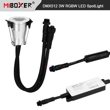 Miboxer DMX512 3W RGBW LED Žarometi, Urejanje Naslov Samodejno Vodotesen IP66 DMX Signala Ojačevalnika Originalni Naslov Editor