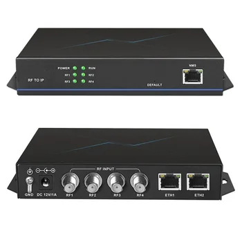 Mini 4 kanala DVB-T signalov sprejemnik podpira 4 DVBT kanal in 2 IP izhod DVBT Signalov, Satelitska tv sprejemnik