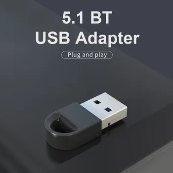 Mini PC USB Adapter za Ključ za Brezžični Ključ Sprejemnik Bluetooth, Združljiva 5.1 Podporo Win7/8/8.1/10/11 za Miške, Tipkovnice, Slušalke