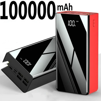 Moč Banke 100000mAh Prenosni Hitro Polnjenje Poverbank Mobilni Telefon Zunanji Polnilec Powerbank 100000 MAh za Xiaomi Mi