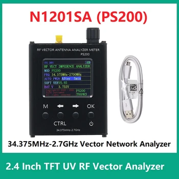 N1201SA+(PS200) 34.375 Mhz-2.7 2.4 Ghz Inch Vektorski Analizator Omrežja TFT UV RF Standing Wave Tester GURS-K RF-Analizator