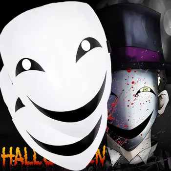 Nasmeh Jok Obraz V Obliki Maske Anime Black Bullet Kagetane Hiruko Maske za noč Čarovnic Teror, Cosplay Kostum Prop za Moške, Ženske