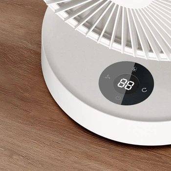 Nastavljiv Kota Mini Namizni Ventilator s Svetlobo Majhne Klimatske naprave USB Desk Fan Močan Veter za Spalnico Urad Potovanja