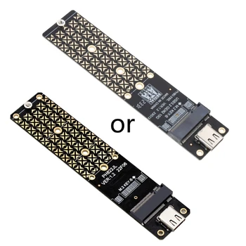 NGFF za .2 B-ključ za Trdi Disk SSD, da USB3.1 TIP-C 10 G Širitev Kartico Adapte E65C