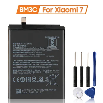 NOVE Nadomestne Baterije BM3C Za Xiaomi 7 MI7 100% Nov Telefon Baterija 3170mAh