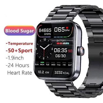 Nove Pametne Watch F57l Glukoze V Krvi Sladkor 1.9 Palčni Smartwatch Moški Ženske 24 Urah Srce RateTemperature Fitnes Tracker Spremljanje