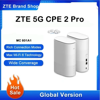 Novi Originalni ZTE MC801A1 CPE 5G Usmerjevalnik Wifi 6 SDX55 NSA+SA N78/79/41/1/28 802.11 AX WiFi Modem Usmerjevalnik 4g/5g WiFi Usmerjevalnik Kartice Sim