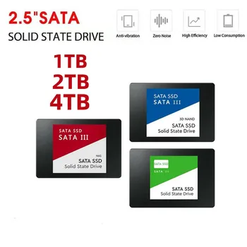 Original Prenosni SSD 2TB 2.5 Inch 4TB Sata III Trdi Disk Za Prenosnik Mikro Računalnik Desktop 1TB Notranji ssd Trdi Disk