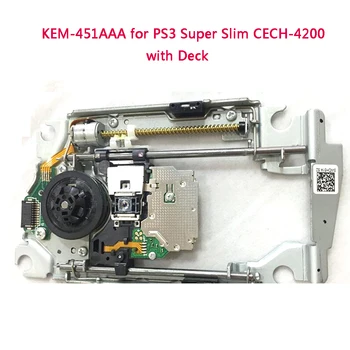 Originalni nadomestni ZKEM-451AAA kem 451aaa za PS3 Super CECH-4200 KES-451 Laser Objektiv bralnika s krova mehanizem