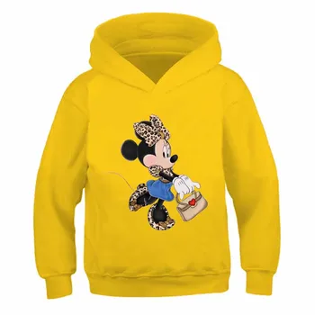 Otroci Mickey Hoodies Obleke, Fantje, Otroci Hoodies Mickey Mouse Sweatshirts Risanka Deklice Dolg Rokav Vrhovi Baby Fantje Hoodies
