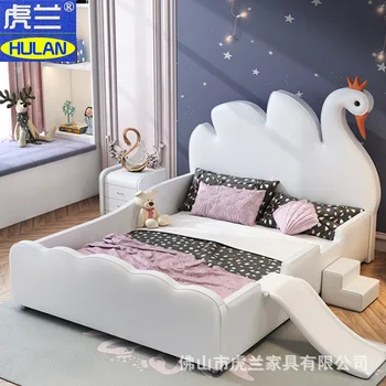 Otroško pohištvo stran otroška posteljica kartico postelji, otroška postelja 1.35 m zakonsko posteljo 1,5 m fant in dekle je postelja