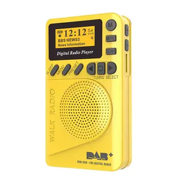 P9 Mini Žepni Radio DAB LCD-Zaslon Dober Zvok Zvočnika Predvajanje MP3