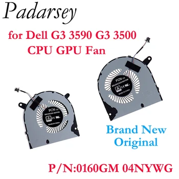 Pardarsey DC 5V/0.5 CPU Hladilni Ventilator 4NYWG 04NYWG Ventilatorja za GRAFIČNO procesno enoto Hladilnika Nastavite 160GM 0160GM za Dell G3 3590 G3 3500 P89F Gaming Laptop