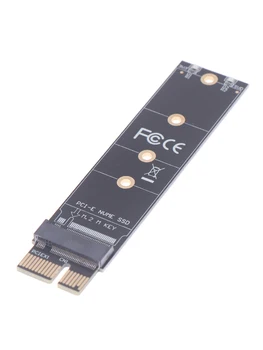 PCIE za M2 Adapter NVMe SSD M2 PCIE X1 Raiser PCI-E PCI Express M Tipka Priključek Podpira M. 2 SSD Polno Hitrostjo