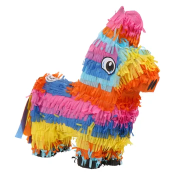 Ponija Pinata Otrok je Smešno, Hit Igrača Sladkorja, ki je Napolnjena Plaything Konj Oblikovan Rojstni dan Piñata igrače