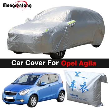 Popoln komplet za Kritje Za Opel Agila A B 2000-2021 Auto Sonce Odtenek Anti-UV, Dež, Sneg, Veter Preprečevanje Kritje Dustproof
